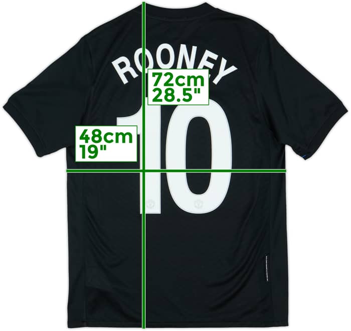 2009-10 Manchester United Away Shirt Rooney #10 - 6/10 - (S)