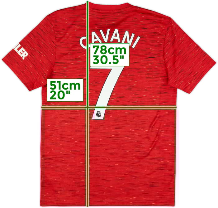 2020-21 Manchester United Home Shirt Cavani #7 - 10/10 - (M)