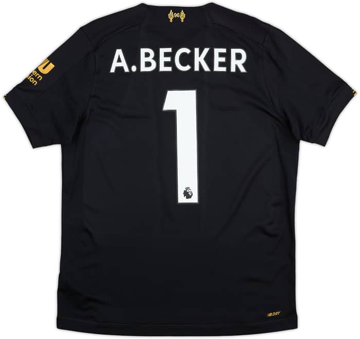 2019-20 Liverpool GK S/S Shirt A.Becker #1 - 8/10 - (XL.Boys)