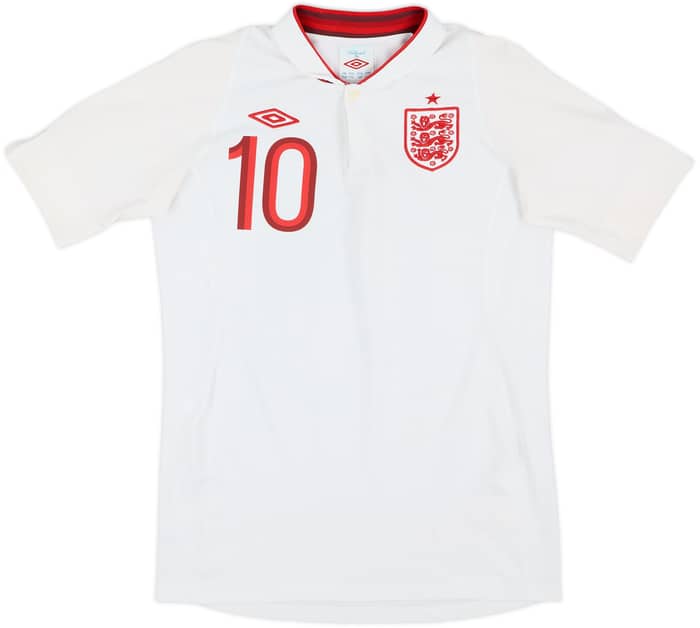 2012-13 England Home Shirt Rooney #10 - 7/10 - (XL.Boys)
