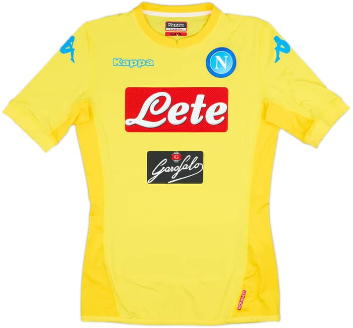 2017-18 Napoli Authentic Away Shirt - 9/10 - (L)