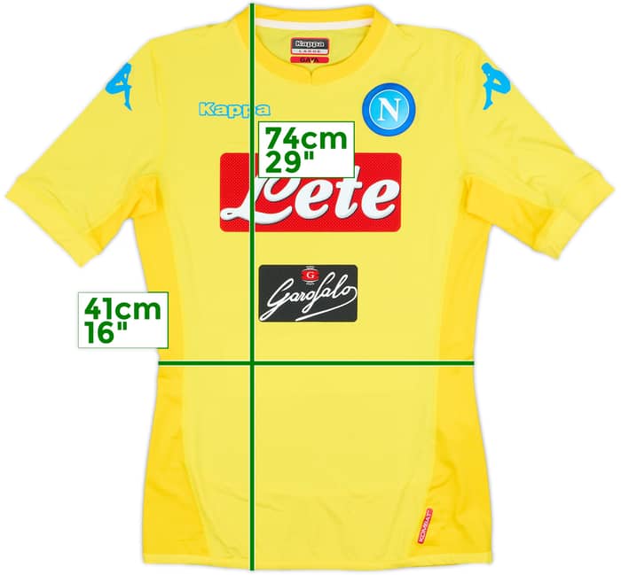 2017-18 Napoli Authentic Away Shirt - 9/10 - (L)