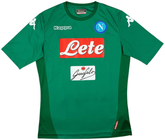 2017-18 Napoli European GK Shirt - 7/10 - (L)