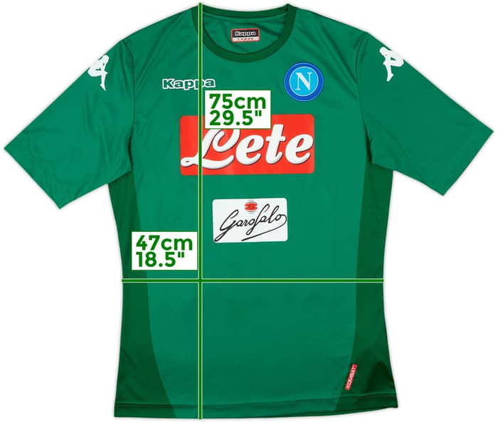 2017-18 Napoli European GK Shirt - 7/10 - (L)