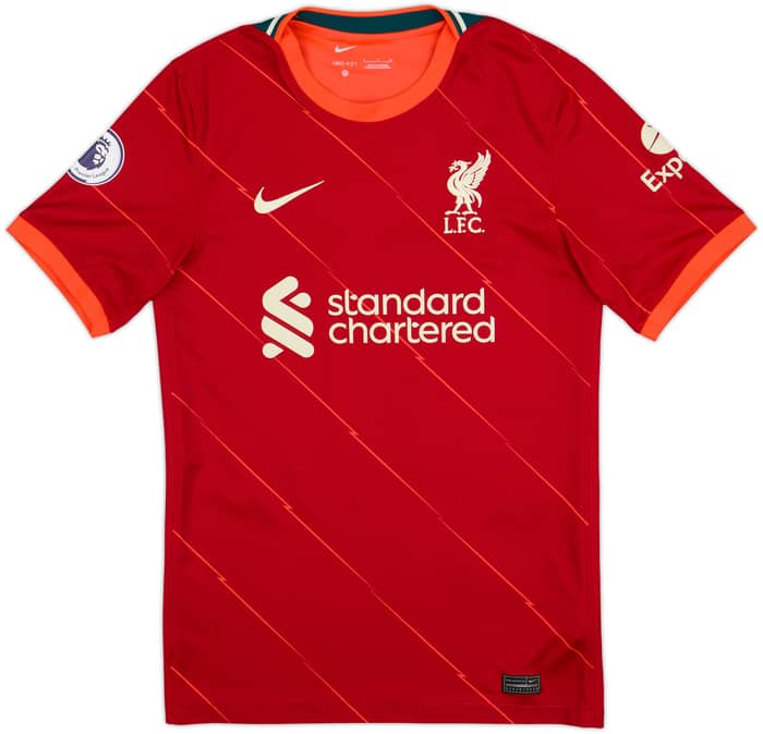 2021-22 Liverpool Home Shirt M.Salah #11 - 6/10 - (S)