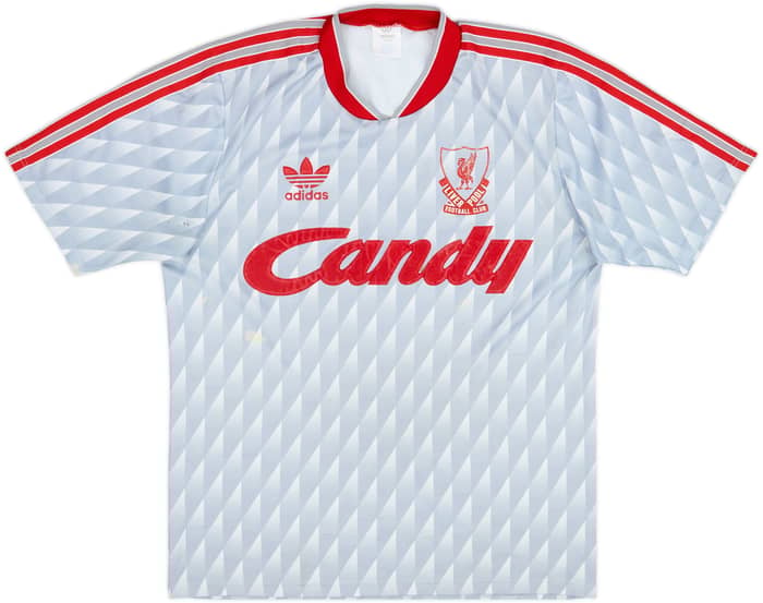 Camiseta de visitante del Liverpool 1989-91 - 5/10 - (M)