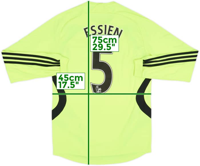 Camiseta L/S de visitante del Chelsea 2007-08 Essien #5 - 7/10 - (S)