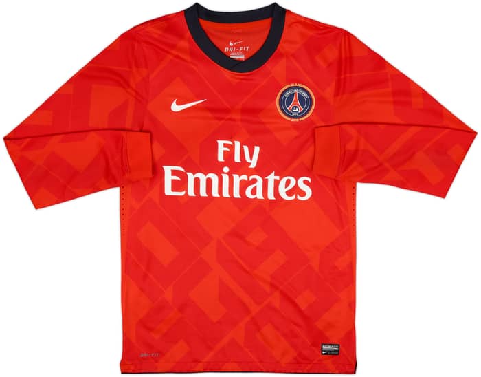 2010-12 Paris Saint-Germain '40 ANS' Player Issue Home/Third L/S Shirt Makelele #4 - 8/10 - (M)