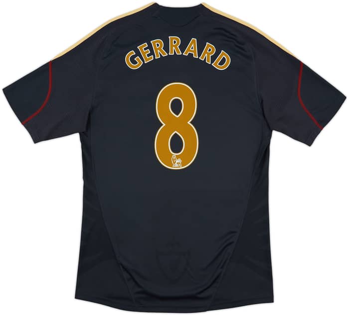 2009-10 Liverpool Away Shirt Gerrard #8 - 10/10 - (M)