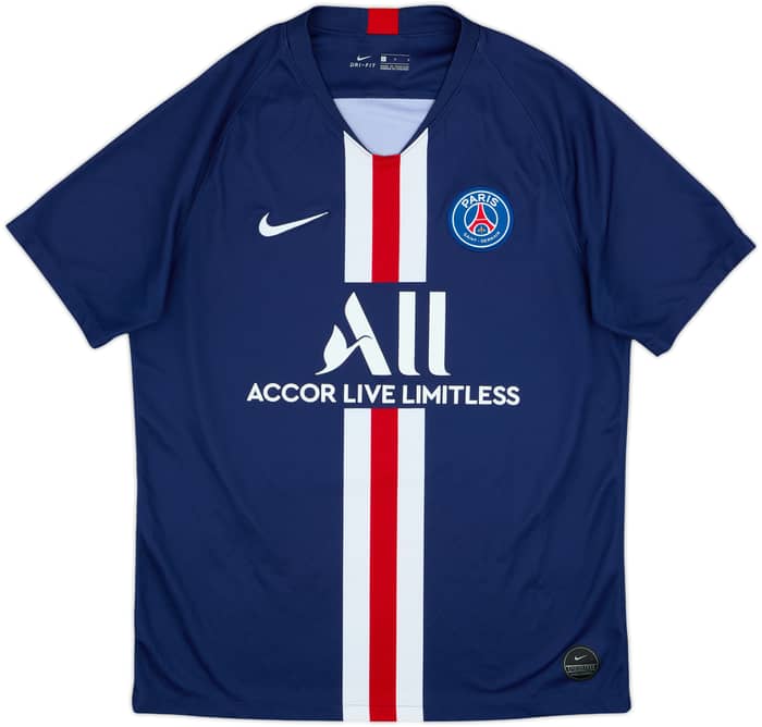 2019-20 Paris Saint-Germain Home Shirt Mbappe #7 - 8/10 - (L)
