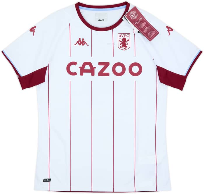 Camiseta de visitante del Aston Villa 2021-22 Konsa #4 (Mujeres 3XL)