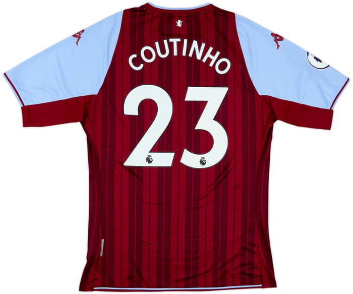 2021-22 Aston Villa Home Shirt Coutinho #23 - 8/10 - (3XL)