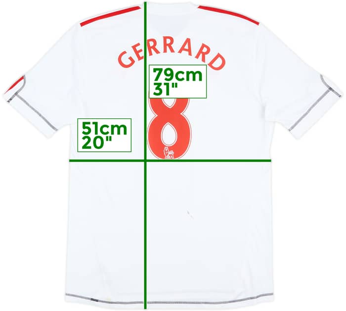 2009-10 Liverpool Third Shirt Gerrard #8 - 6/10 - (L)