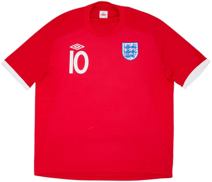 2010-11 England Away Shirt Rooney #10 - 6/10 - (XXL)