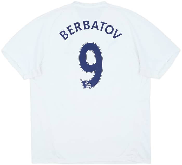 2007-08 Tottenham Home Shirt Berbatov #9 - 7/10 - (XXL)
