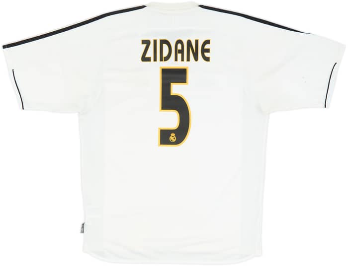 2003-04 Real Madrid Home Shirt Zidane #5 - 6/10 - (M)