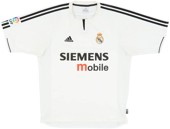 2003-04 Real Madrid Home Shirt Zidane #5 - 6/10 - (M)