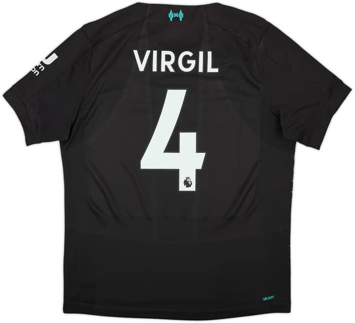 2019-20 Liverpool Third Shirt Virgil #4 - 7/10 - (M)