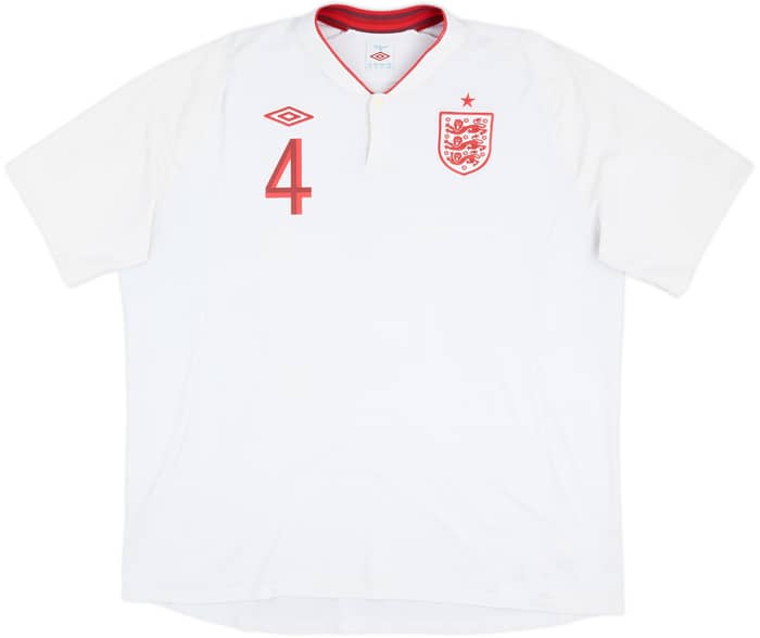 2012-13 England Home Shirt Gerrard #4 - 9/10 - (3XL)