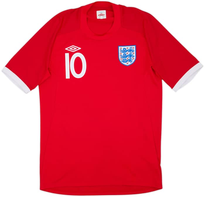 2010-11 England Away Shirt Rooney #10 - 10/10 - (M)