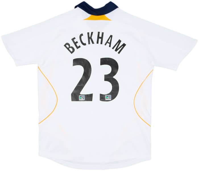 2007-08 LA Galaxy Home Shirt Beckham #23 - 8/10 - (M)