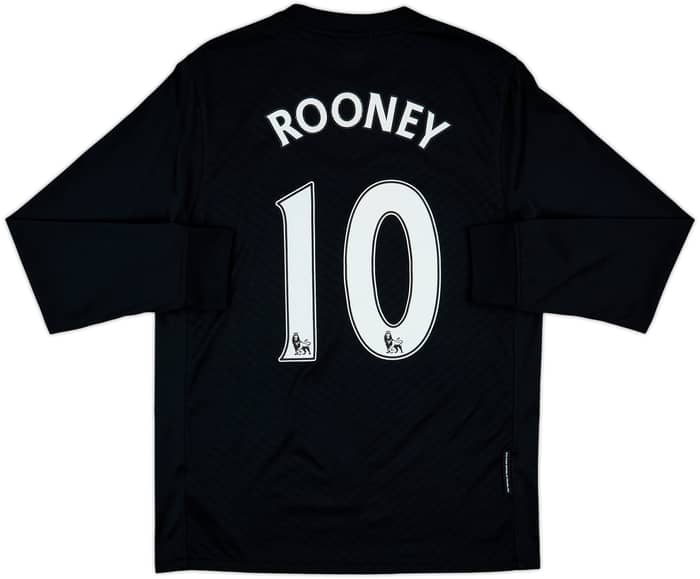 2009-10 Manchester United Away L/S Shirt Rooney #10 - 6/10 - (S)