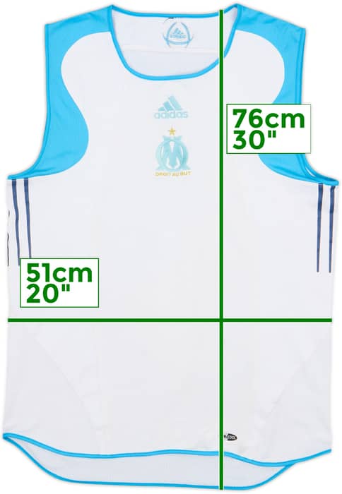 2004-05 Marseille adidas Training Vest - 6/10 - (M)