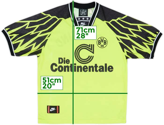 1994-95 Borussia Dortmund Home Shirt - 8/10 - (M)