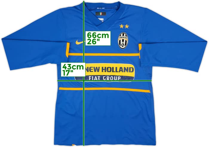 2007-08 Juventus Youth Issue Away L/S Shirt #11 - 6/10 - (S)