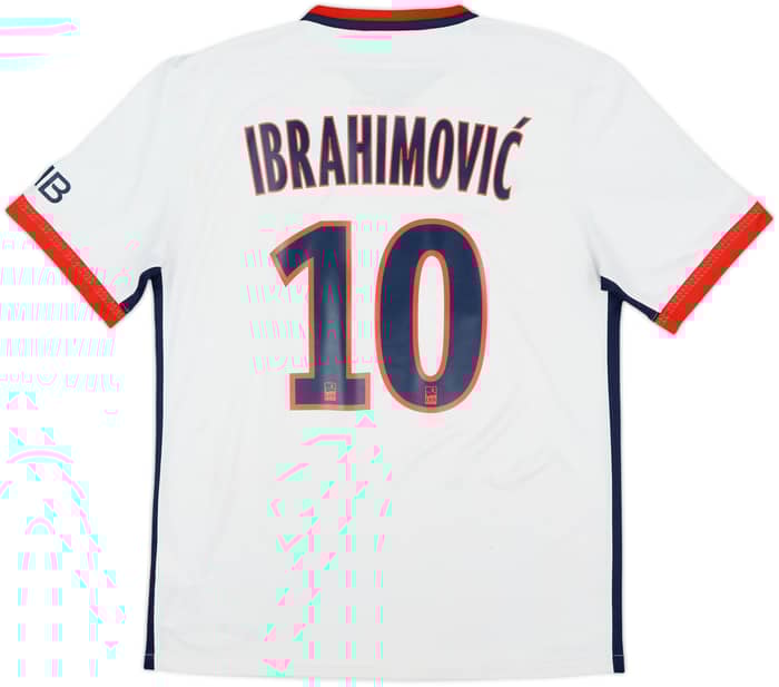 2015-16 Paris Saint-Germain Away Shirt Ibrahimovic #10 - 8/10 - (M)