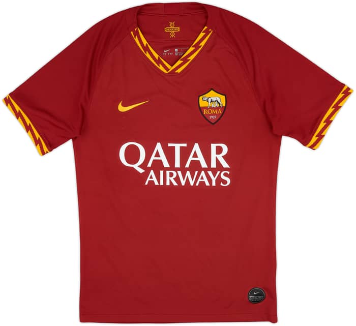2019-20 Roma Home Shirt Dzeko #9 - 8/10 - (S)
