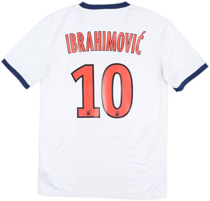 2013-14 Paris Saint-Germain Away Shirt Ibrahimovic #10 - 8/10 - (S)