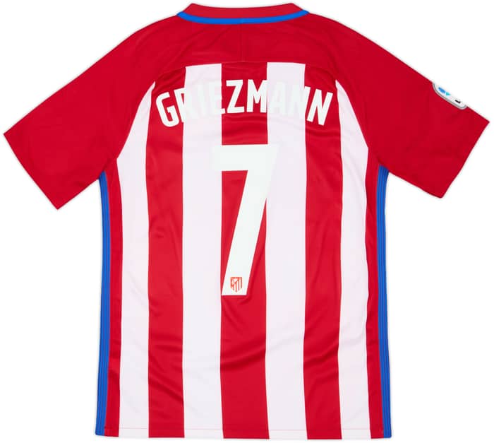 2016-17 Atletico Madrid Home Shirt Griezmann #7 - 8/10 - (S)