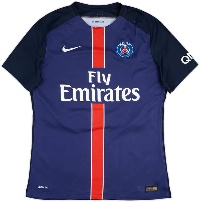 2015-16 Paris Saint-Germain Home Shirt Ibrahimovic #10 - 6/10 - (L)