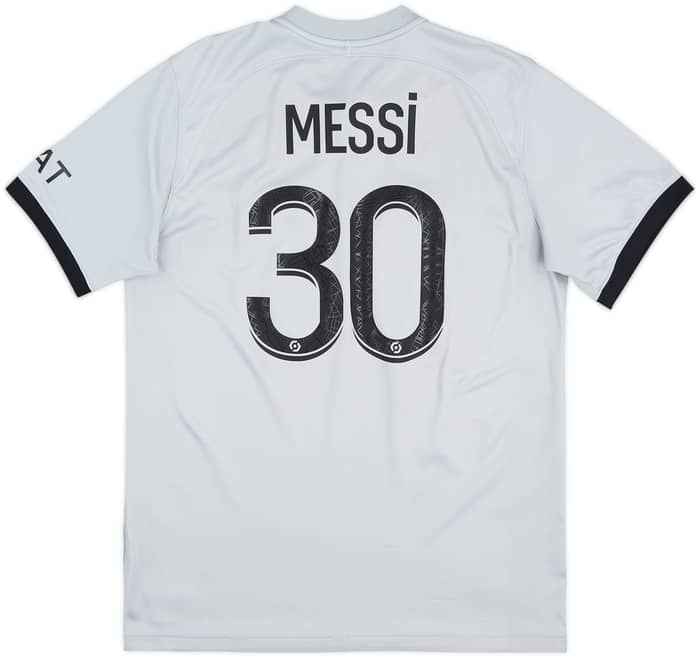 2022-23 Paris Saint-Germain Away Shirt Messi #30 - 6/10 - (M)