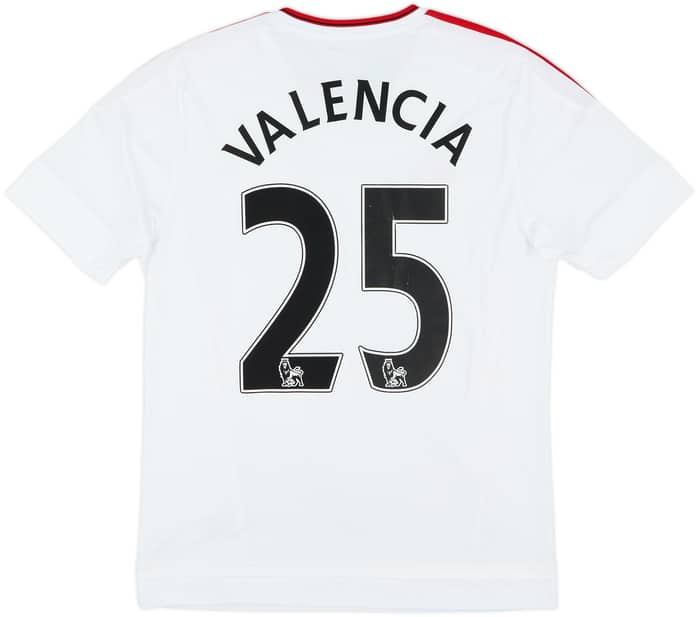 2015-16 Manchester United Away Shirt Valencia #25 - 7/10 - (M)
