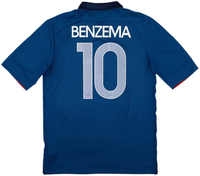 2011-12 France Home Shirt Benzema #10 - 7/10 - (M)
