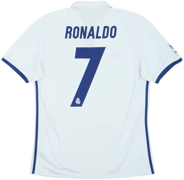 2016-17 Real Madrid Home Shirt Ronaldo #7 - 8/10 - (M)