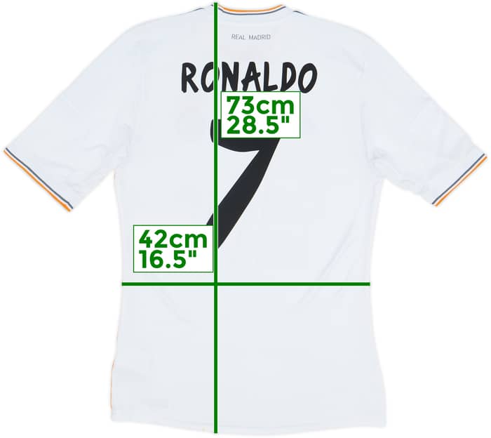 2013-14 Real Madrid Home Shirt Ronaldo #7 - 6/10 - (S)