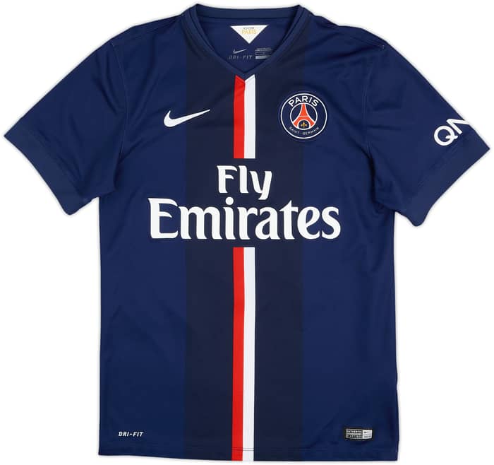 2014-15 Paris Saint-Germain Home Shirt Ibrahimovic #10 - 6/10 - (S)