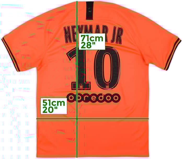 2019-20 Paris Saint-Germain Away Shirt Neymar Jr #10 - 7/10 - (M)