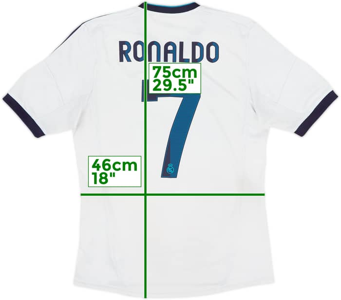 2012-13 Real Madrid Home Shirt Ronaldo #7 - 5/10 - (M)