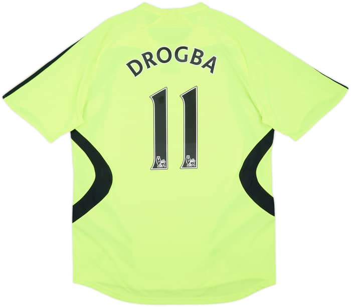2007-08 Chelsea Away Shirt Drogba #11 - 7/10 - (L)