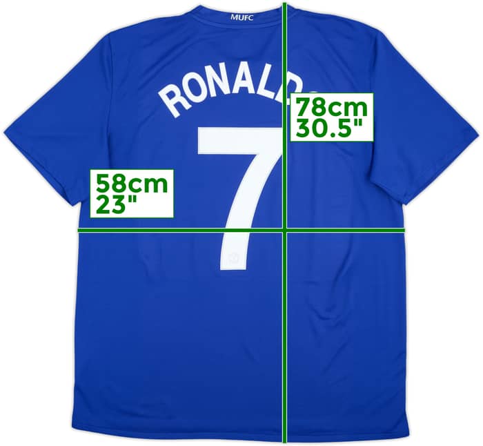 2008-09 Manchester United Third Shirt Ronaldo #7 - 6/10 - (XL)