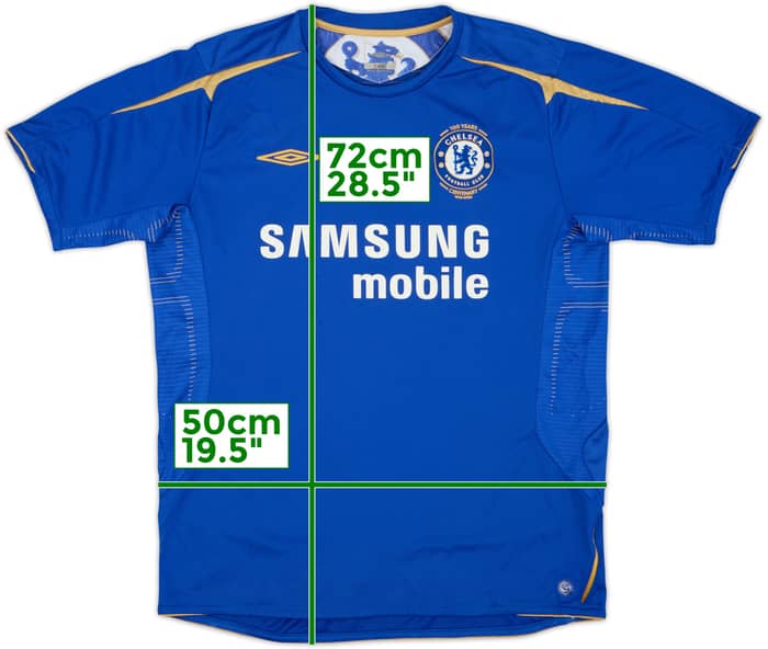 2005-06 Chelsea Centenary Home Shirt - 4/10 - (L)