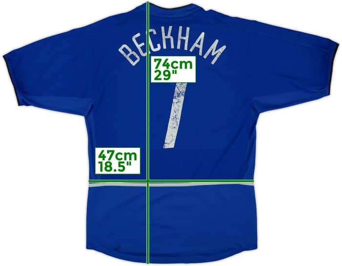 2002-03 Manchester United Third Shirt Beckham #7 - 5/10 - (S)