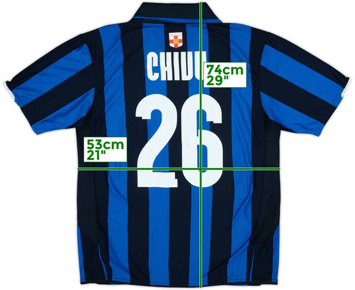 2007-08 Inter Milan Centenary Home Shirt Chivu #26 - 6/10 - (L)