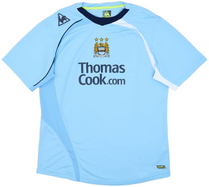 2008-09 Manchester City Home Shirt Richards #2 - 8/10 - (L)