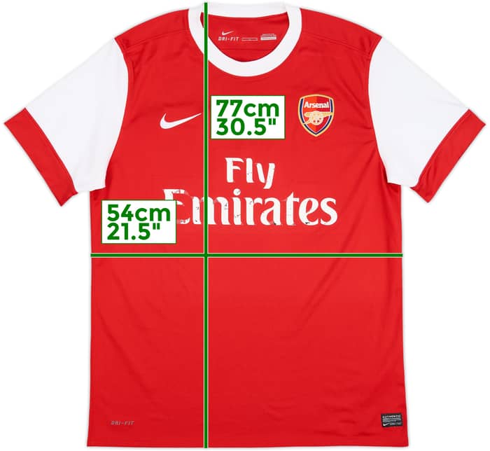 2010-11 Arsenal Home Shirt - 5/10 - (L)