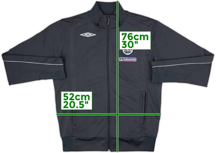 2007-08 England Umbro Track Jacket - 8/10 - (M)